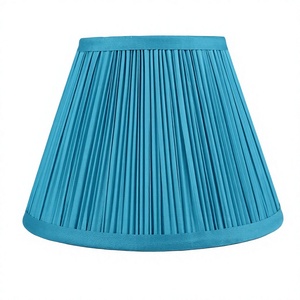 Softback Mushroom Pleated Teal Lamp Shade for Home Decor Bedroom Hotel Lobby Hotel Guestroom - Product Image 1