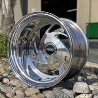 Jantes forgées NJQS 2 pièces personnalisées pour camion et SUV, classiques, 20, 22, 24, 26 pouces, à lèvre polie et concave profonde, pour Jeep Wrangler Gladiator