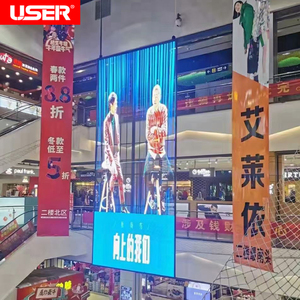 Siêu mỏng trong suốt linh hoạt mềm tự dính phim cửa sổ LED hiển thị P6 P8 pha lê LED phim thủy tinh P10 Màn hình LED - Product Image 5