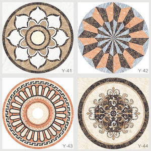 กระเบื้องล็อบบี้หินอ่อนวอเตอร์เจ็ทดีไซน์พื้นหรูหราลายหินอ่อนวอเตอร์เจ็ทสำหรับกระเบื้องผนังและพื้น - Product Image 1