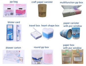 OEM personnalisé bébé soins cotons-tiges cotons-tiges double têtes forme de <span class=keywords><strong>gourde</strong></span> pour bébé enfants nouveau-né facile à utiliser - Product Image 3