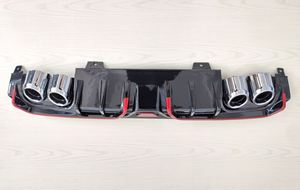 Welta Wholesale Nouveau Diffuseur de Pare-chocs Arrière ABS+PP pour 10ème génération 2016-2019 à Fixation par Vis Noir+Rouge - Product Image 6