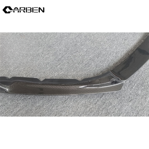 Divisor de Parachoques Delantero de Fibra de Carbono Estilo C, Kit de Mejora para <span class=keywords><strong>Jaguar</strong></span> F-Type 2013-2019 - Product Image 2