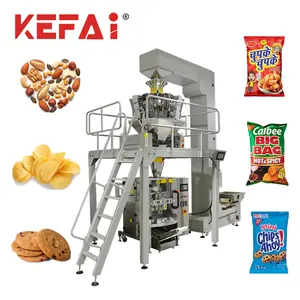 KEFAI 10 Heads 5kg Nuts Grain Granules Plastic Bag Automatically Packing Machine