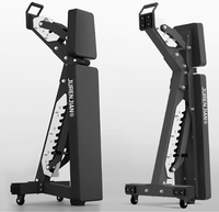 Peralatan Kebugaran Komersial, Bangku Lipat untuk Bench Press, Rak Bangku Supine untuk Latihan Dumbbell & Barbell