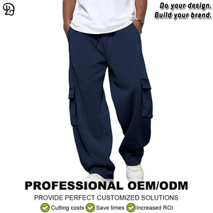 <span class=keywords><strong>Pantaloni</strong></span> Sportivi Larghi da Uomo Grigio Heather, Gamba Larga, Casual, <span class=keywords><strong>con</strong></span> Coulisse, Vestibilità Ampia, Stile Streetwear, Joggers <span class=keywords><strong>con</strong></span> Tasche Laterali - Product Image 6