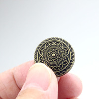Attaches antiques boutons-pression décoratifs bouton pour portefeuille fermeture décorative bricolage projets d'artisanat en cuir décoration de couture