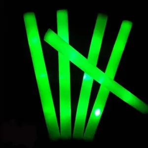 Nicro Glowing Colorful Sponge Stick Concert Cheer Foam Glow Stick Neon Party Supplies Colorful Led Light Glow Foam Stick