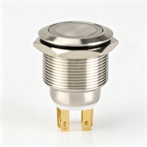 Interrupteur à bouton-poussoir momentané en métal IP65 12mm 16mm 19mm 22mm 25mm pour le sablage - Product Image 6