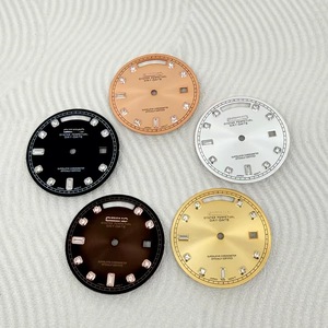 Cadran Sunburst 31 mm avec index sertis de pierres, pièces de modification de montre compatibles avec le mouvement 8285 - Product Image 1