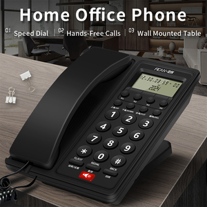 Factory Direct Office <span class=keywords><strong>Contacto</strong></span>-número de teléfono Sistema telefónico con identificador de llamadas Teléfono comercial FICAN8009 - Product Image 4