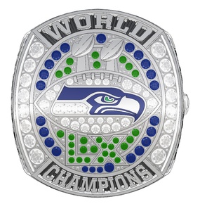 Эксклюзивный дизайн: Мужское памятное чемпионское кольцо из сплава Seattle Seahawks, последняя фанатская серия <span class=keywords><strong>2026</strong></span> года, уже в предзаказе - Product Image 2