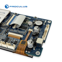 Layar LCD Android Proculus 5.0 Inci 800*480, Layar Sentuh Kapasitif Industri Android, Modul LCD USB