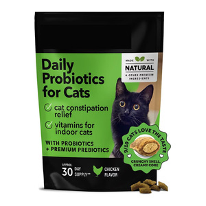 100% Tự Nhiên Chăm Sóc Sức Khỏe Pet Probiotics Ruột Sức Khỏe Miễn dịch Tiêu hóa Mềm Nhai Mèo Bổ Sung Với Dầu Cá Lecithin Prebiotics - Product Image 6