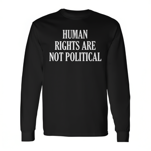 I diritti umani non sono politici T-shirt a maniche lunghe - Product Image 2