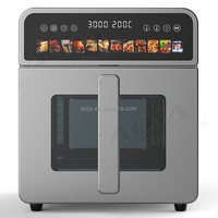 AOJA Four à air en acier inoxydable entier Four électrique à convection pour le comptoir Pizza Poulet Pain Four de cuisson avec accessoire en option