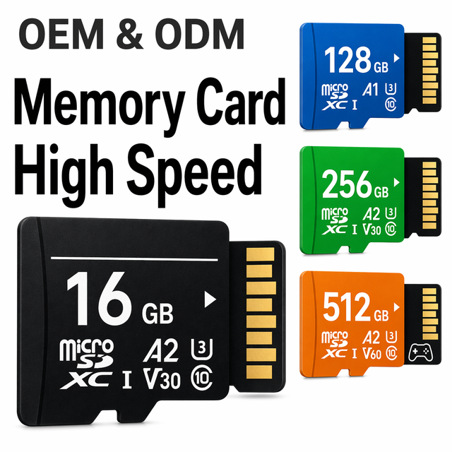 Wholesale 256GB TF Card A2 V30 Speed Class 10 Custom Logo Available Reliable Supplier for Phone Camera Dashboard Camera