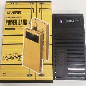 High Capacity 10000mAh Portable Power Bank with 4 <b>USB</b> Ports (1 Type-C) and Hanging Cord <b>for</b> Travel - Product Image 6