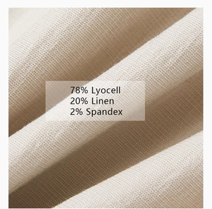 Op maat gemaakte ademende, middelhoge, rechte, lichtgewicht broek van lyocellmix voor heren, OEM-service, smart casual mode - Product Image 2