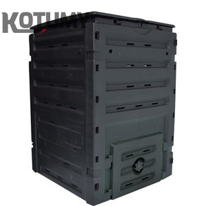 Seau à compost jardin pépinière <span class=keywords><strong>300L</strong></span> boîte à compost en <span class=keywords><strong>plastique</strong></span> à feuilles caduques engrais Fermentation Machine ordures Compost Tube - Product Image 5