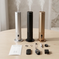 Diffuseur d'arômes en aluminium de style minimaliste 120 ml, diffuseur d'huiles essentielles sans eau à air froid