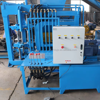 QTJ4-18 Machine de fabrication de briques semi-imbriquées Bloc Machine creux Panneau Ciment Tuile de béton Équipement de bloc décoratif