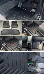 Apto para <span class=keywords><strong>DODGE</strong></span> <span class=keywords><strong>GRAND</strong></span> <span class=keywords><strong>CARAVAN</strong></span> 7 ASIENTOS Alfombrilla de coche antideslizante TPV/TPE de alta calidad (2011 2012 2013 <span class=keywords><strong>2014</strong></span> 2015 2016 2017 2018 2019) - Product Image 5