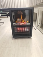 Nouveau modèle 2026 NEWAL Iraq, Chauffage électrique autoportant en métal avec tubes à quartz à effet de flamme LED 2000W, pour usage domestique et hôtelier