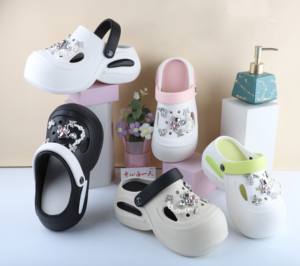 Sandal <span class=keywords><strong>EVA</strong></span> sol lembut warna kontras desain populer sandal taman untuk wanita - Product Image 3