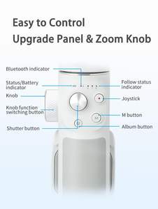 Estabilizador de Gimbal para Teléfono Inteligente de 3 Ejes Feiyutech Vb4, Poste Telescópico Incorporado, Seguimiento de Rostro/Objeto con IA, con Trípode, <span class=keywords><strong>Vimble</strong></span> 4 - Product Image 5