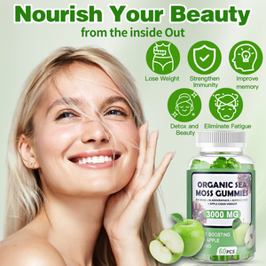 Caramelle Gommose Energetiche Vitality Seamoss - Potenza Cerebrale, Sollievo dalla Stanchezza, Perdita di Peso + Disintossicazione con Alghe Biologiche per Adulti - Product Image 4