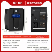 UPS Conmutable de 50Hz a 60Hz, 1KVA, Salida de 110V/220V, Sistema de Alimentación Ininterrumpida para Proyectos en el Extranjero