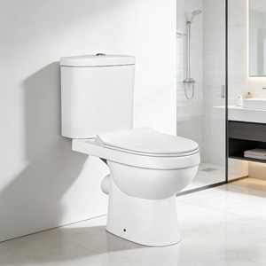 ราคาขายส่ง <span class=keywords><strong>โถ</strong></span><span class=keywords><strong>สุขภัณฑ์</strong></span>แบบสองชิ้น ขนาด 651*369*815 มม. ระบบ Washdown P-trap คุณภาพเยี่ยมมาตรฐานอเมริกัน - Product Image 4