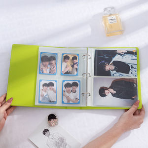 <span class=keywords><strong>Album</strong></span> <span class=keywords><strong>photo</strong></span> A5 multicolore en cuir PU et PP avec 3 anneaux et clip en <span class=keywords><strong>D</strong></span> pour toutes les pages intérieures au format A5 Logo imprimé au design coloré - Product Image 5