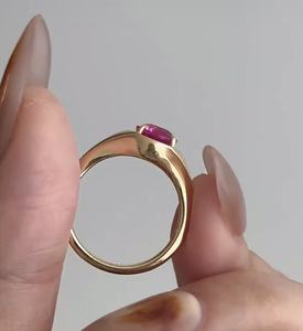 เครื่องประดับสั่งทำพิเศษ แหวนทองแท้ 9k 10k 14k 18k ทองคำขาว ทองคำชมพู ทองคำเหลือง ประดับเพชร/พลอยจากแล็บ ผลิตจากโรงงาน - Product Image 3