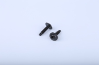 Vis métrique en acier au carbone de haute qualité personnalisable, plaquée zinc noir, avec rondelle, M2-12, Grade 4.8/6.8/8.8, filetage standard