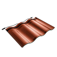 Tuiles solaires photovoltaïques BIPV, module solaire intégré et tuiles solaires à triple courbe