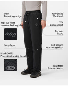 <span class=keywords><strong>Pantaloni</strong></span> Outdoor in Piuma PELLIOT, Nuovi <span class=keywords><strong>Pantaloni</strong></span> Invernali da Uomo Caldi e Antivento, Leggeri con 800 Fill <span class=keywords><strong>Power</strong></span> in Piuma d'Oca, <span class=keywords><strong>Pantaloni</strong></span> da Escursionismo - Product Image 6