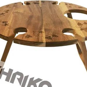 La table de pique-nique pliante portable en bois