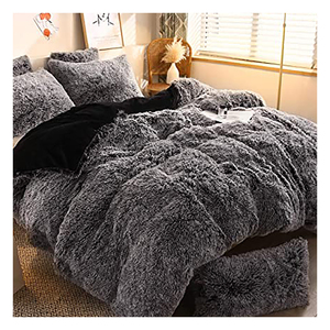 Bộ Chăn Lông Xù Ấm Áp Mùa Đông Mới Chăn C Chăn Ga Giường Sang Trọng Cỡ Lớn - Product Image 2
