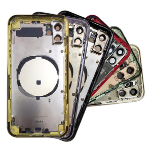 Alta calidad para <span class=keywords><strong>iPhone</strong></span> <span class=keywords><strong>12</strong></span> <span class=keywords><strong>Mini</strong></span> carcasas para teléfonos móviles Diseño de barra cubierta trasera con marco medio de vidrio de batería y lado de bandeja de tarjeta - Product Image 4