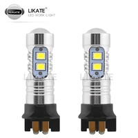 Lkt Car 4014 30smd ampoules Led Canbus sans erreur Pw24w Led projecteur feux de jour clignotant ampoule pour voiture lumière du jour