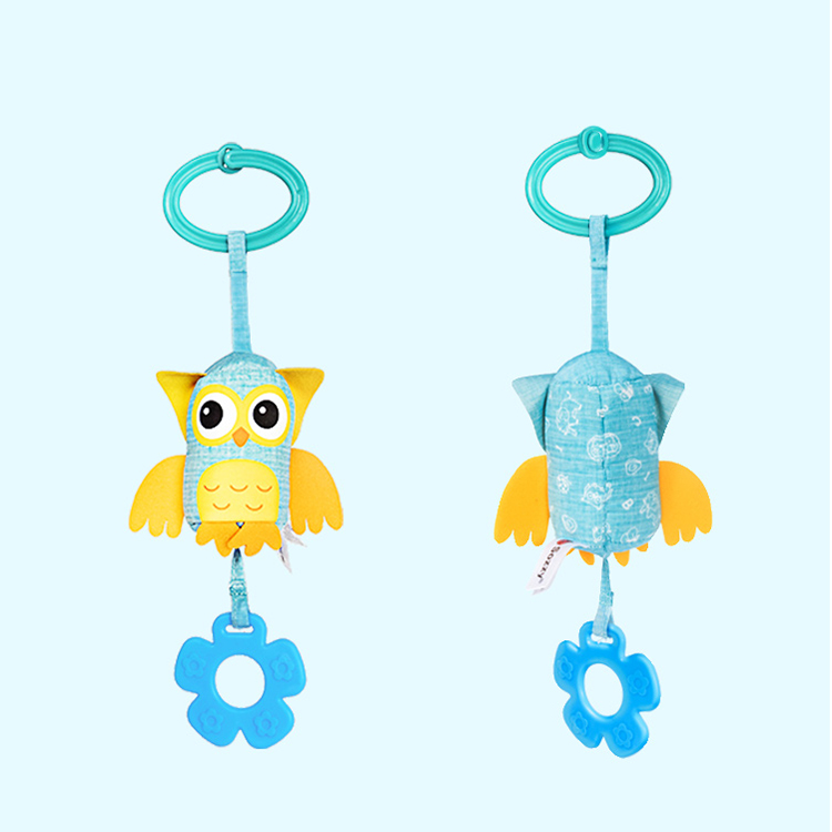 2022 детская переноска, коляска, игрушка-попугай из войлока, колокольчик, птица, игрушка с прорезывателем