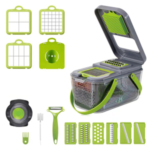 Tritatutto Manuale 22-in-1 per Cucina, Macchina per Schiacciare Aglio e Cipolla, Utensile per Frutta e Verdura, Strumento per Samosa - Product Image 2