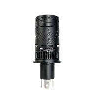 Ampoule de phare universelle H4 Mini Bi-LED avec lentille de projecteur, faisceau haut et bas, phare de moto P5 avec refroidissement par ventilateur pour moto, camion, SUV