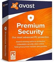 Avast Premium Security 1 Año 1 PC Software Antivirus para Computadoras con Sistema Operativo Windows