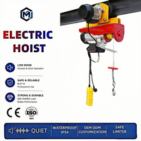 Hoist Listrik Mini Nirkabel Bersertifikasi CE IP54 Kelas Industri 110V 220V untuk Perusahaan Periklanan, Pabrik, dan Bengkel