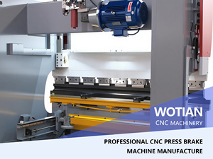 Wotian New Fully Automatic Synchronized Electro-Hydraulic <strong>CNC</strong> <strong>Press</strong> <strong>Brake</strong> Machine for Metal &amp; Steel Bending Machine - Product Image 4
