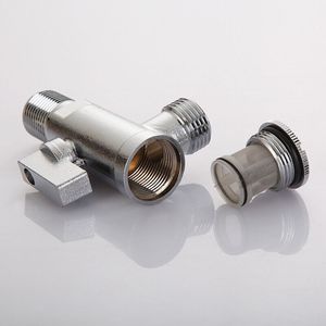 Áp Lực Cao 90 Độ Brass Góc Van G3/4 1/2 3/8 Nước Nhà Vệ Sinh Van Tiêu Chuẩn Châu Âu Cho Đồng Bằng Phòng Tắm Vòi Nước - Product Image 4