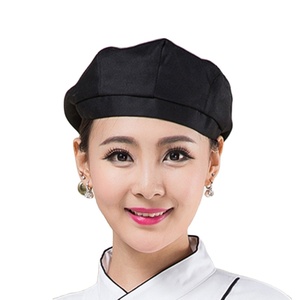 Chef chapeau été respirant béret cuisine Hot Pot <span class=keywords><strong>Restaurant</strong></span> tissu chapeau serveur travail chapeau personnalisation - Product Image 1